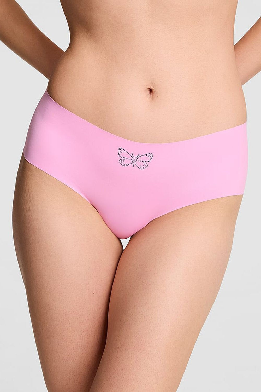 Комплект білизни зі стразами 813815251 rose Victoria`s Secret трусики