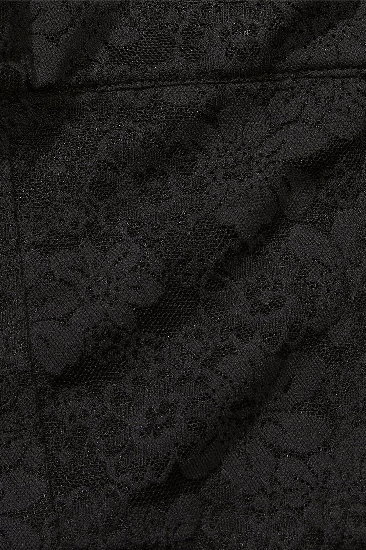 Кружевной комплект с корсетом 817071950 black