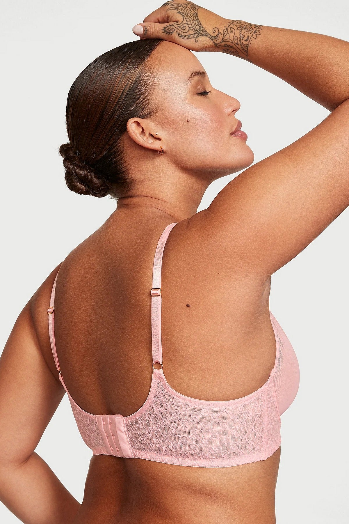 Комплект белья из микросетки 829407519 rose