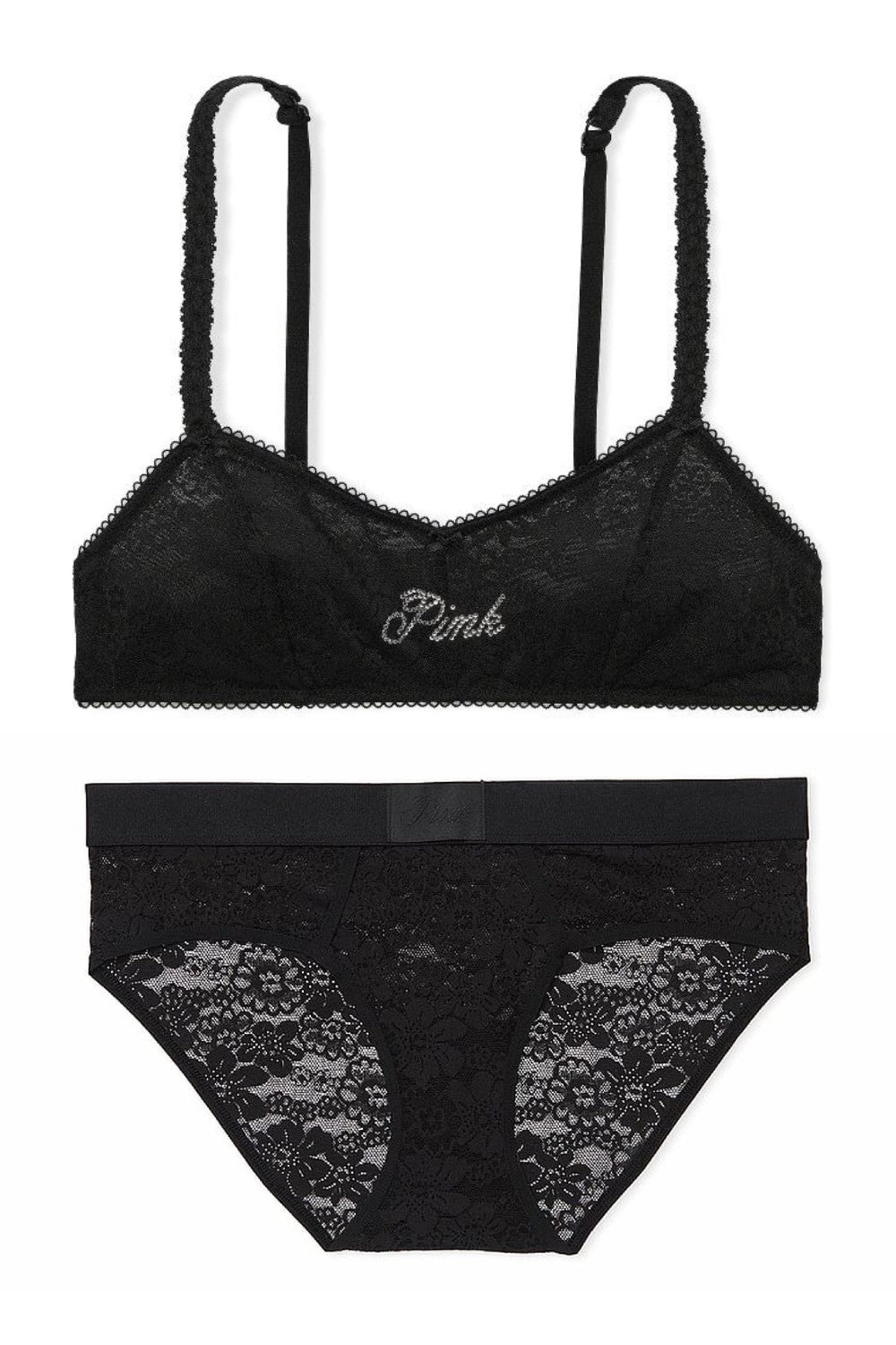 Кружевной комплект 850631991 black