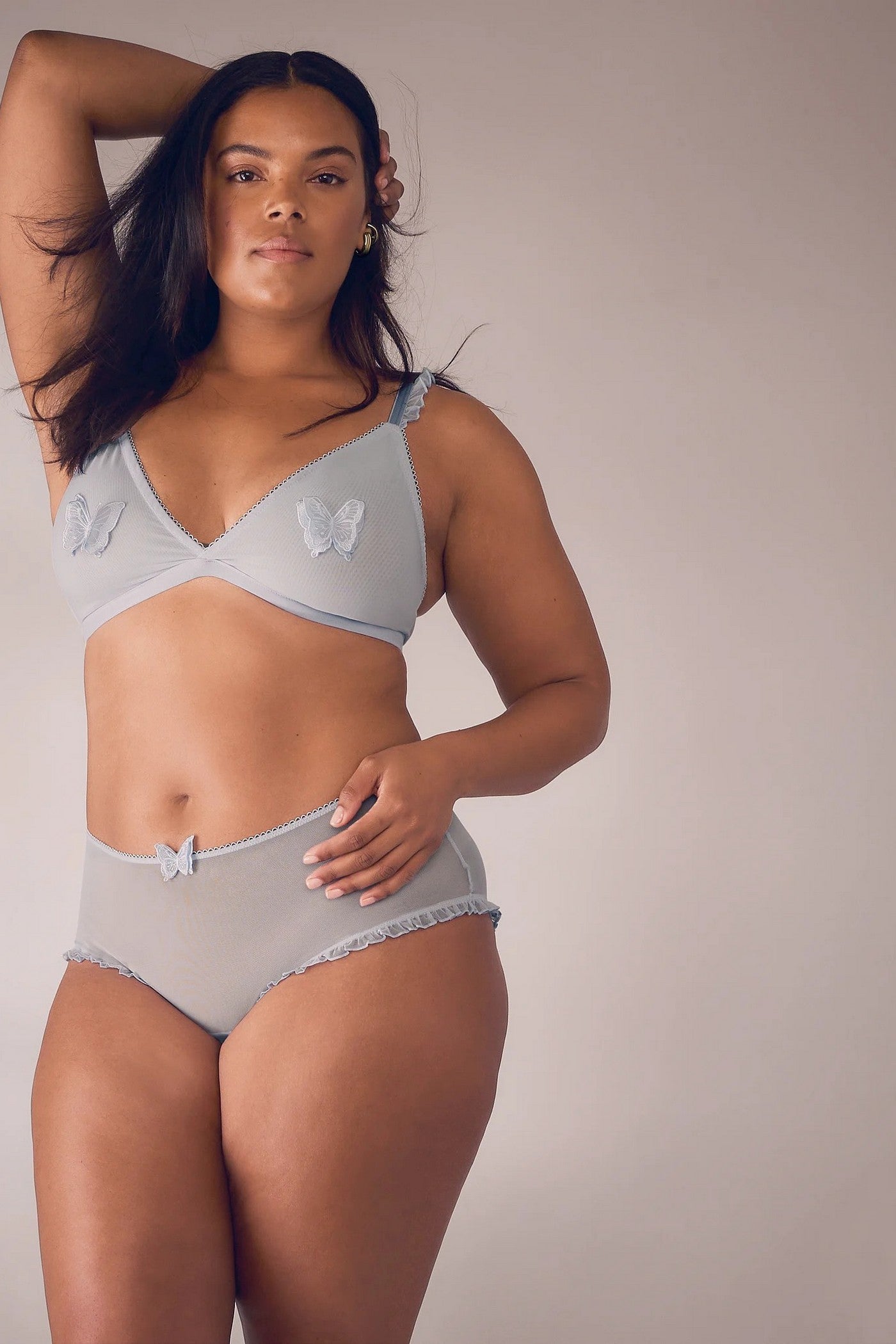 Комплект белья из микросетки 852186088 blue