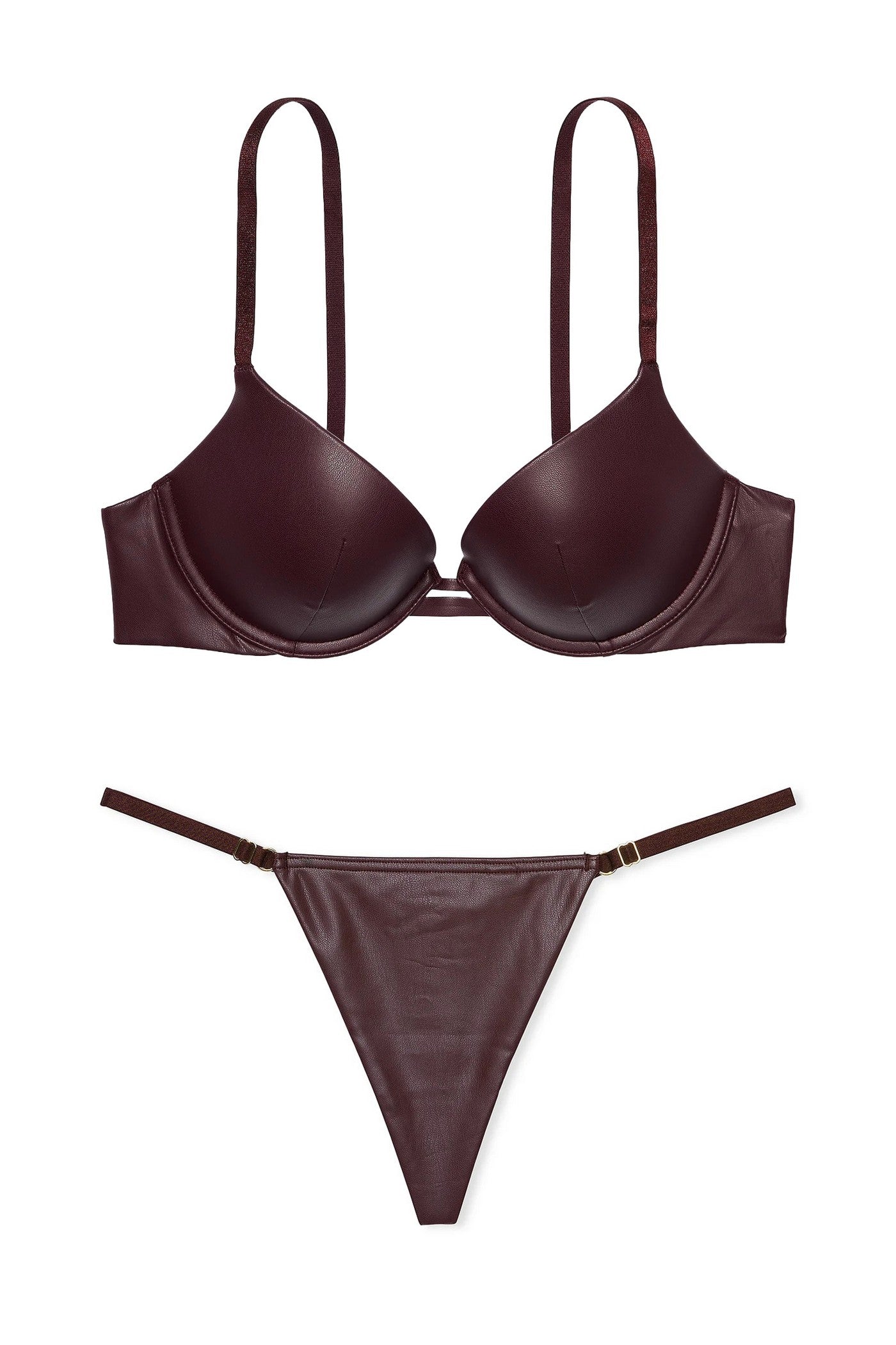 Комплект из эко-кожи 87301166 bordo