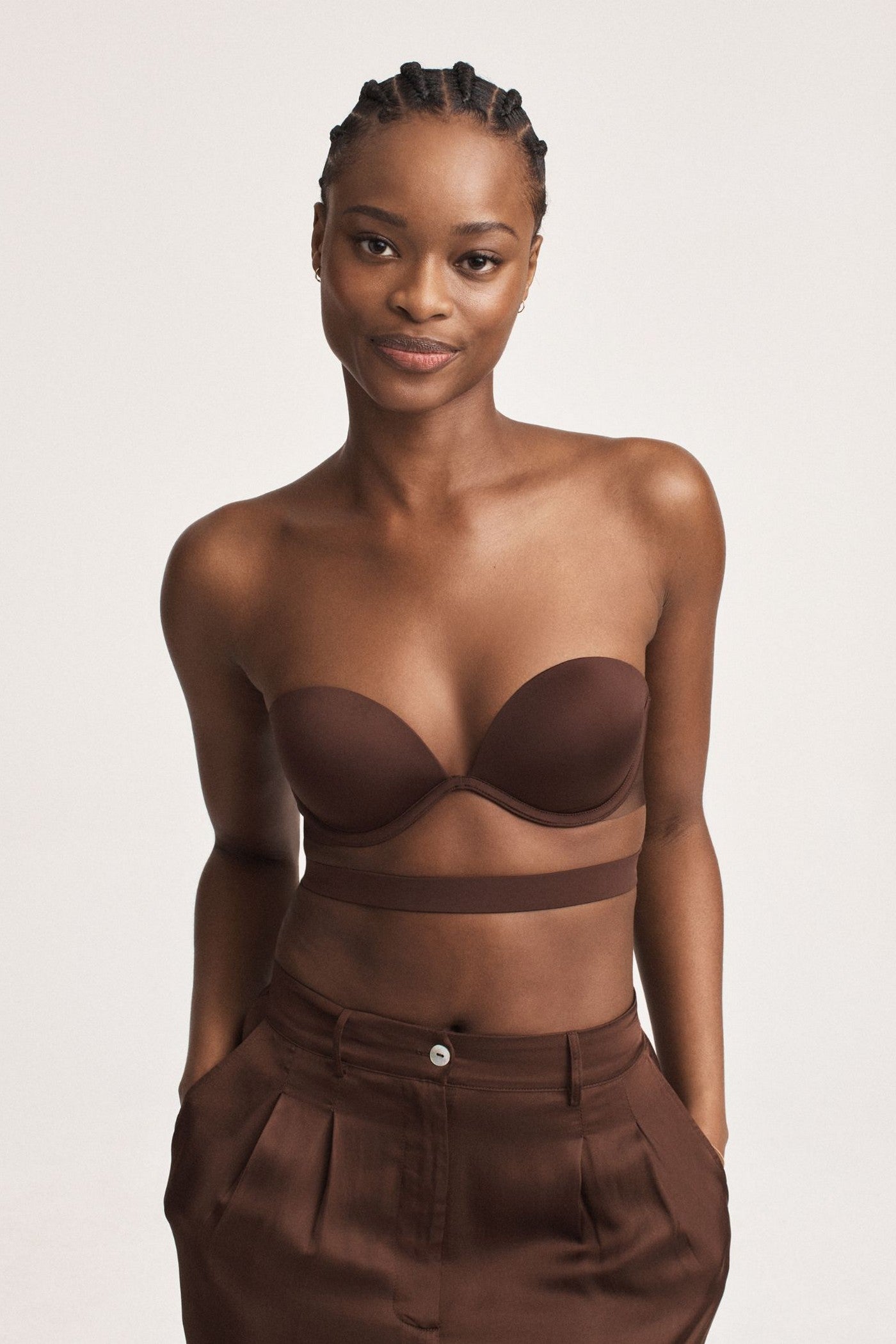 Комплект белья пуш-ап 90599109 brown