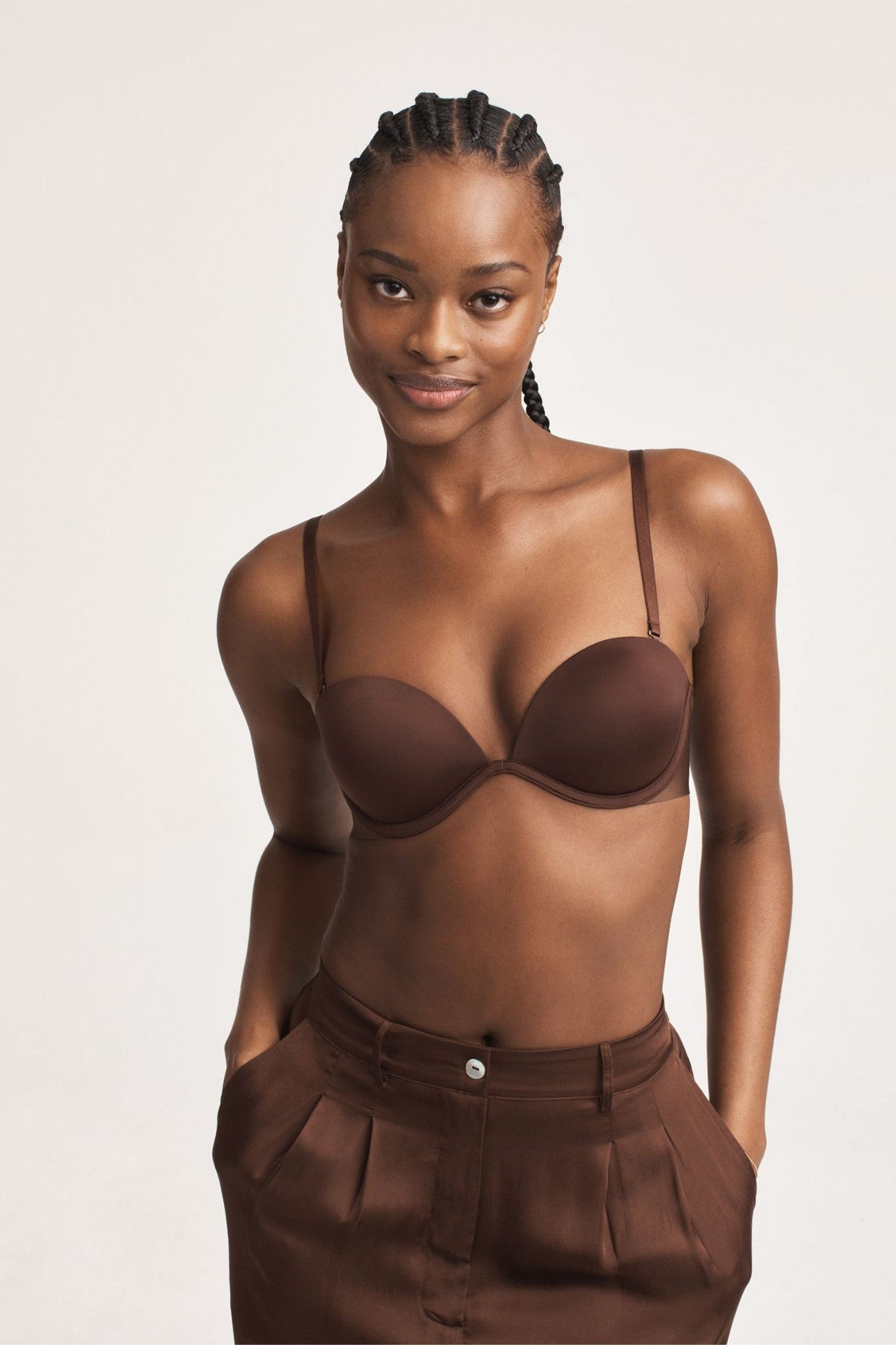 Комплект белья пуш-ап 90599109 brown