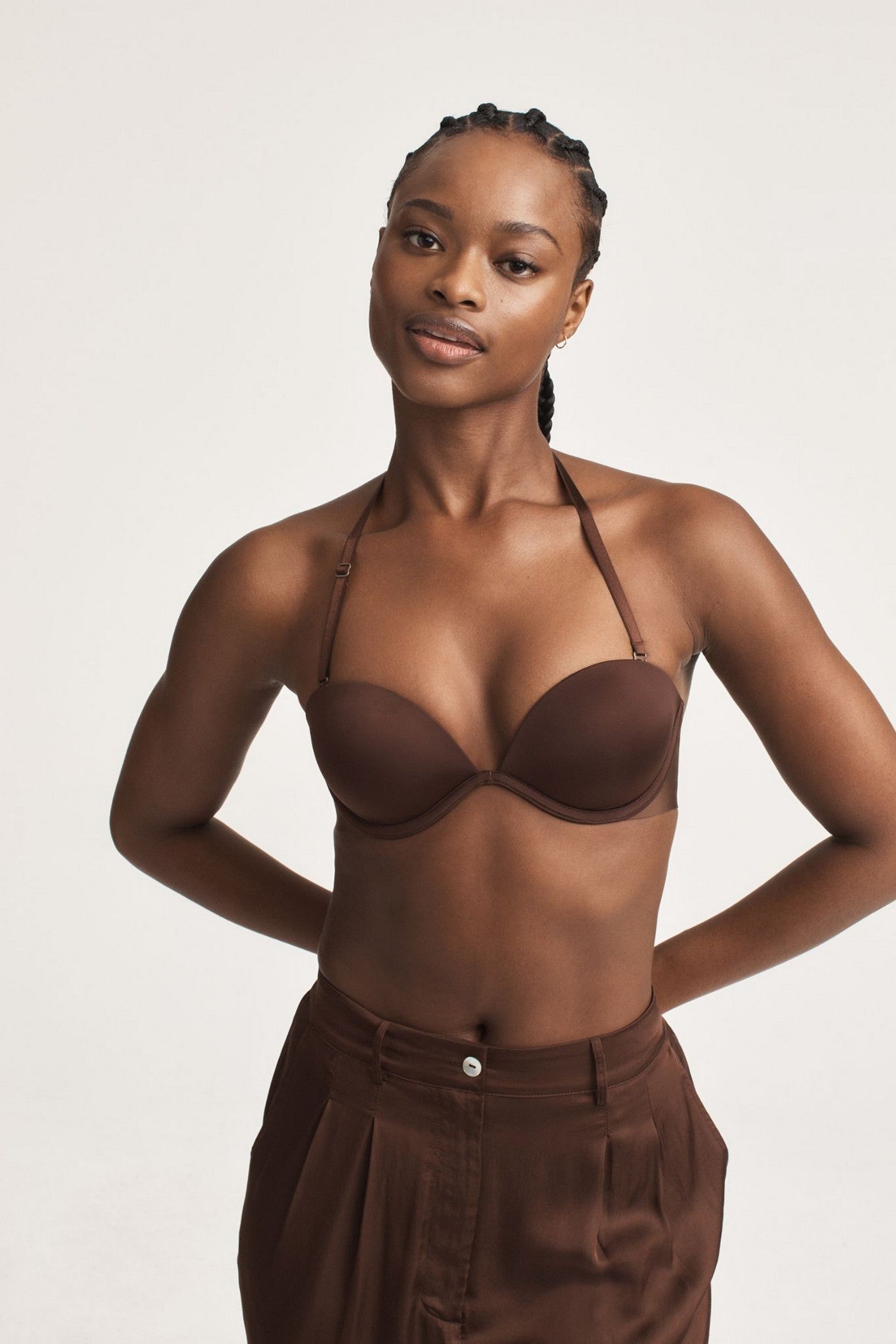 Комплект белья пуш-ап 90599109 brown