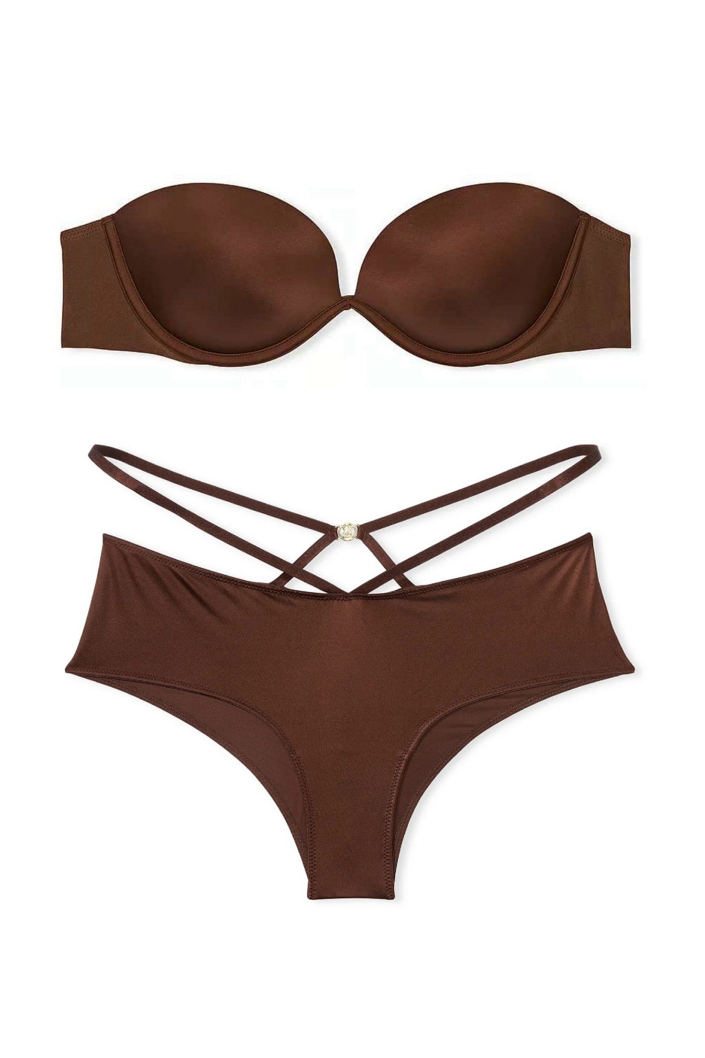 Комплект белья пуш-ап 90599109 brown