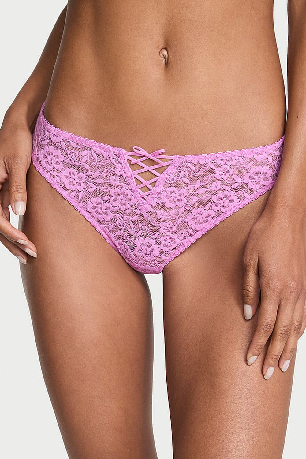 Мереживний комплект 915628191 rose Victoria`s Secret трусики