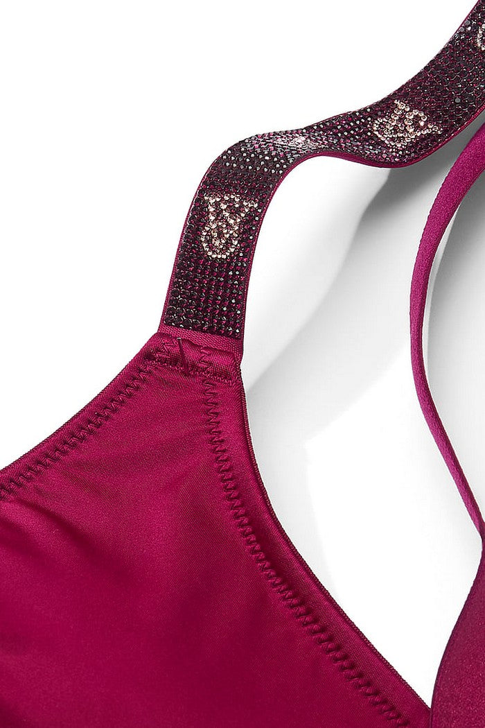 Комплект белья со стразами 928460548 bordo