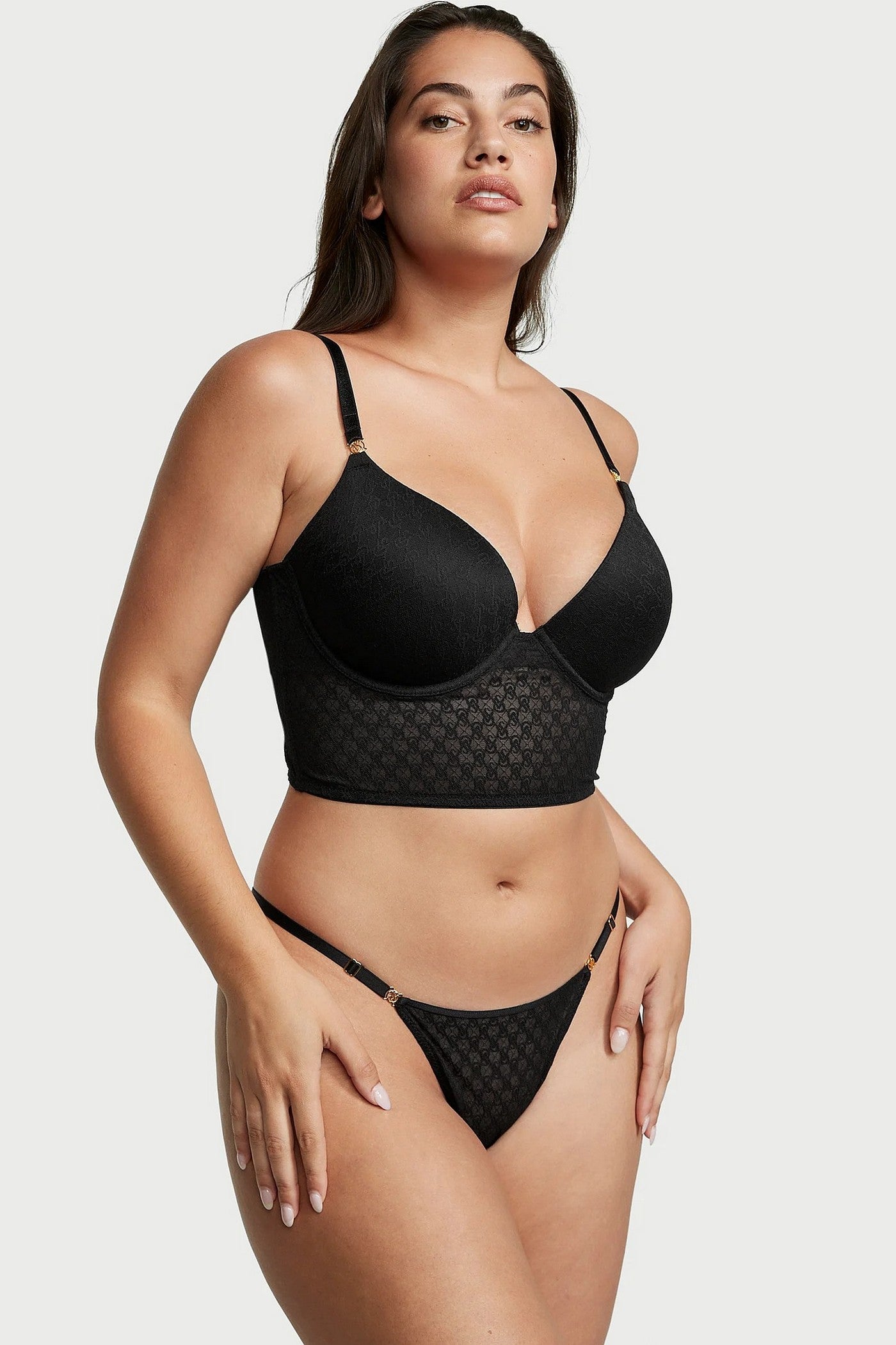 Комплект белья пуш-ап 955227985 black