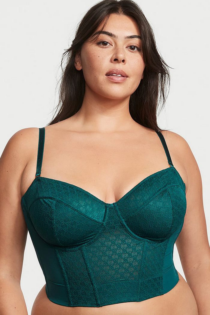 Комплект білизни з корсетом 958282610 green