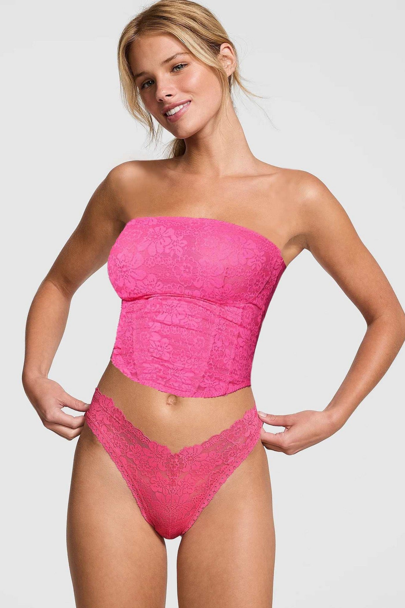 Кружевной комплект 979295258 pink