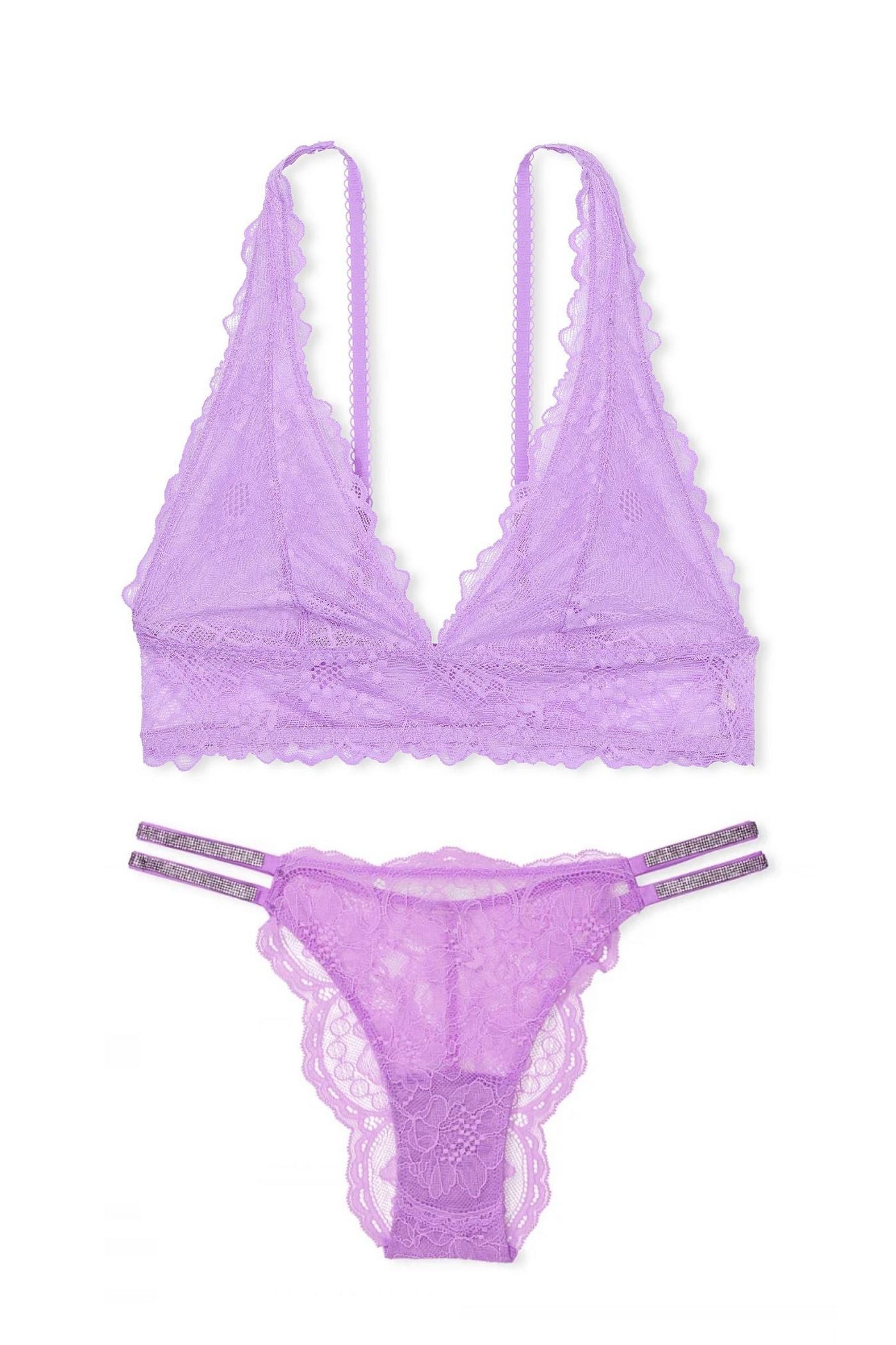 Кружевной комплект 983552400 lilac