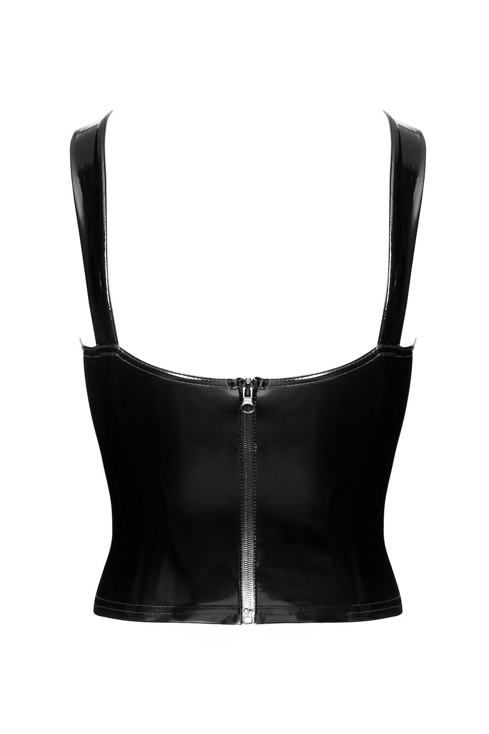 Корсет із шнурівкою F379 Dominate Frontbind Noir Handmade