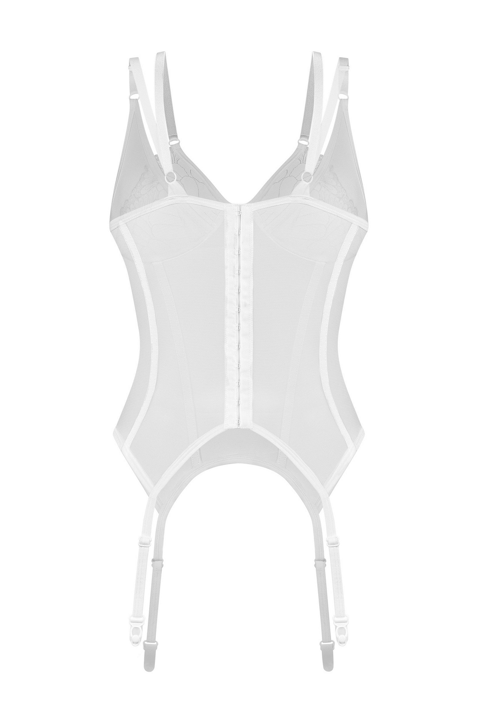 Корсет из микросетки Arrowel white