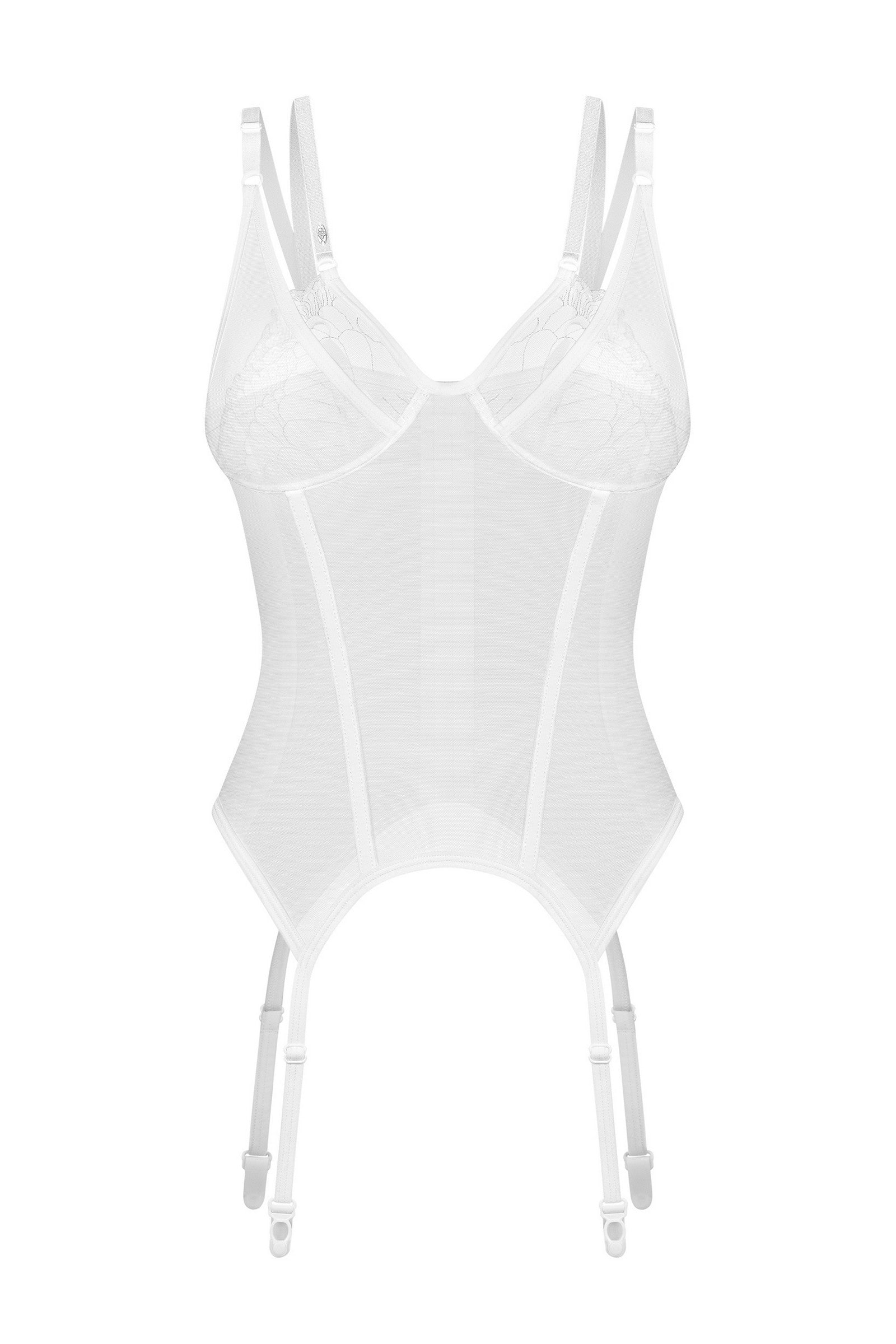 Корсет из микросетки Arrowel white