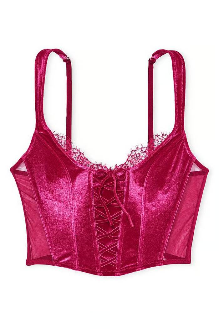 Оксамитовий корсетний топ 438456375