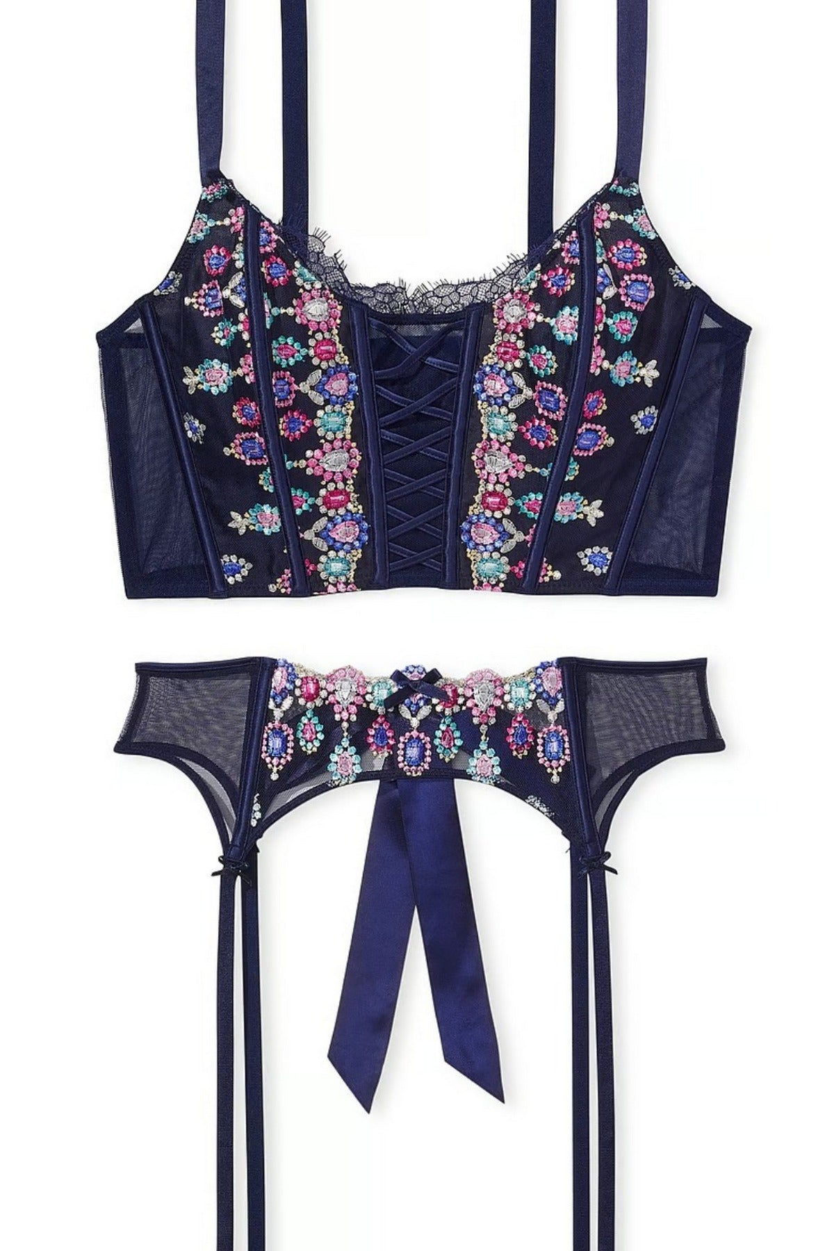 Комплект с вышивкой 984397458 blue