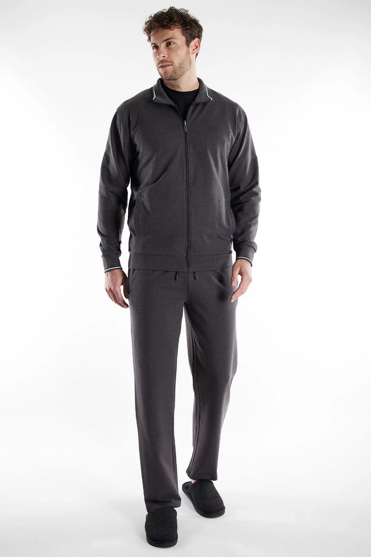 Мужской костюм для дома 54075 831 grey