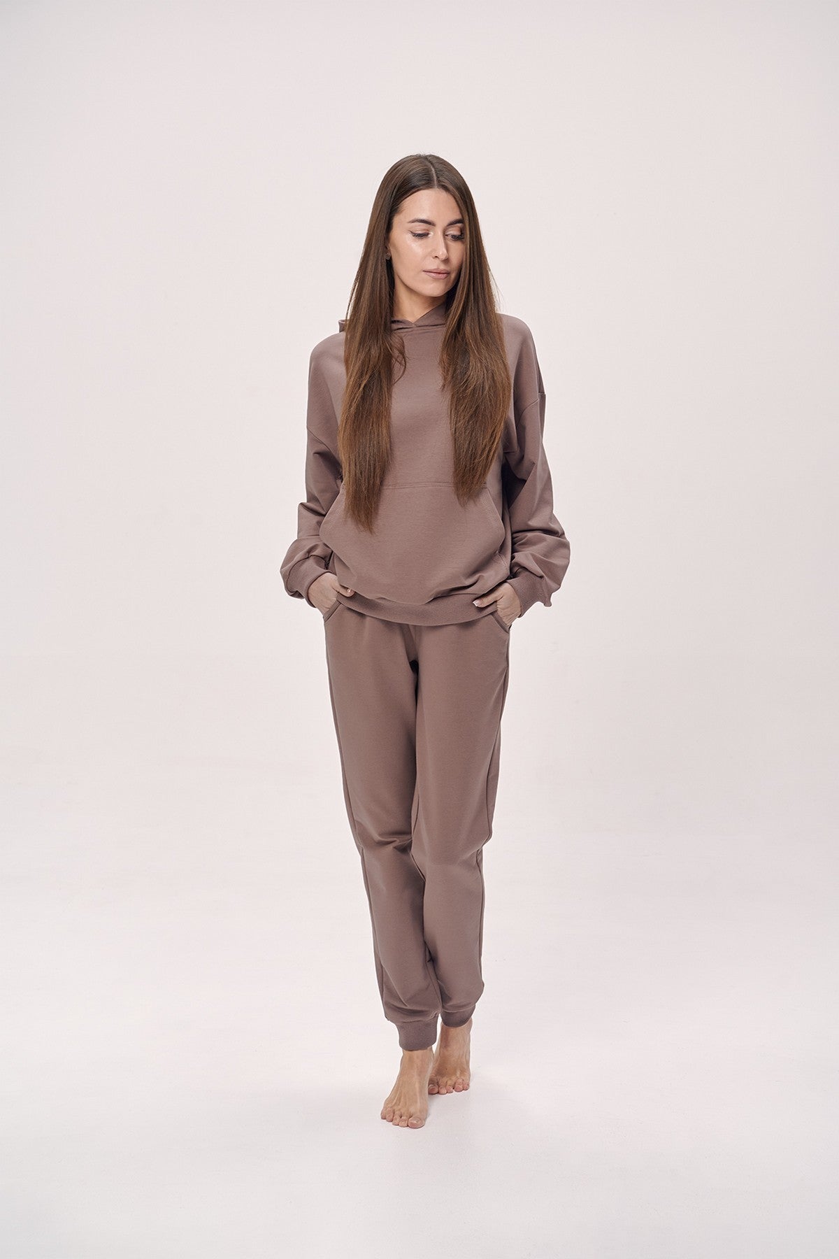 Трикотажный костюм 1615 cappucino