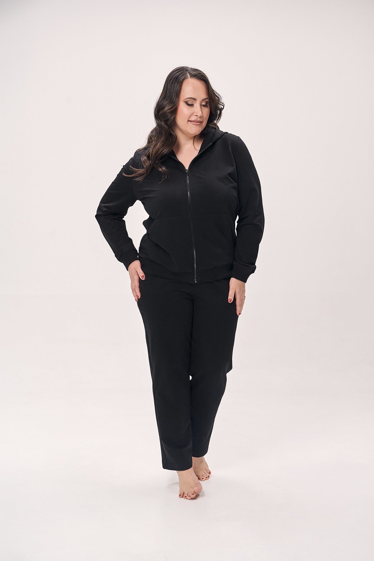 Трикотажный костюм 1616 black