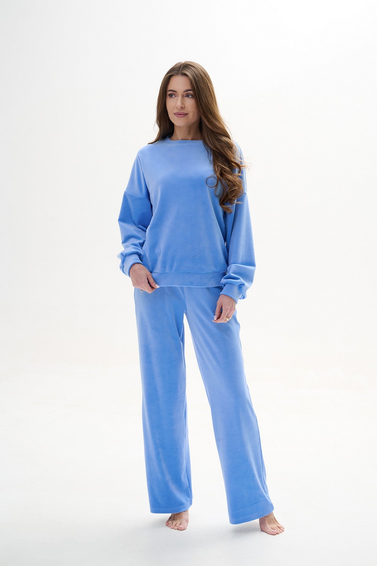 Велюровий костюм 1811 blue Wiktoria