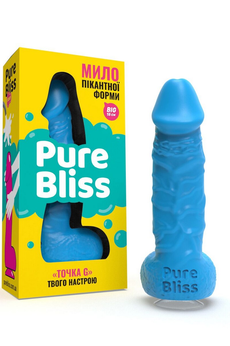 Крафтове мило-член Big Blue SO6370 Pure Bliss коробка