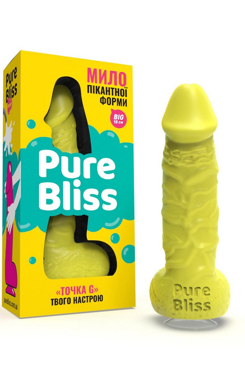 Крафтове мило-член Big Yellow SO6367 Pure Bliss коробка