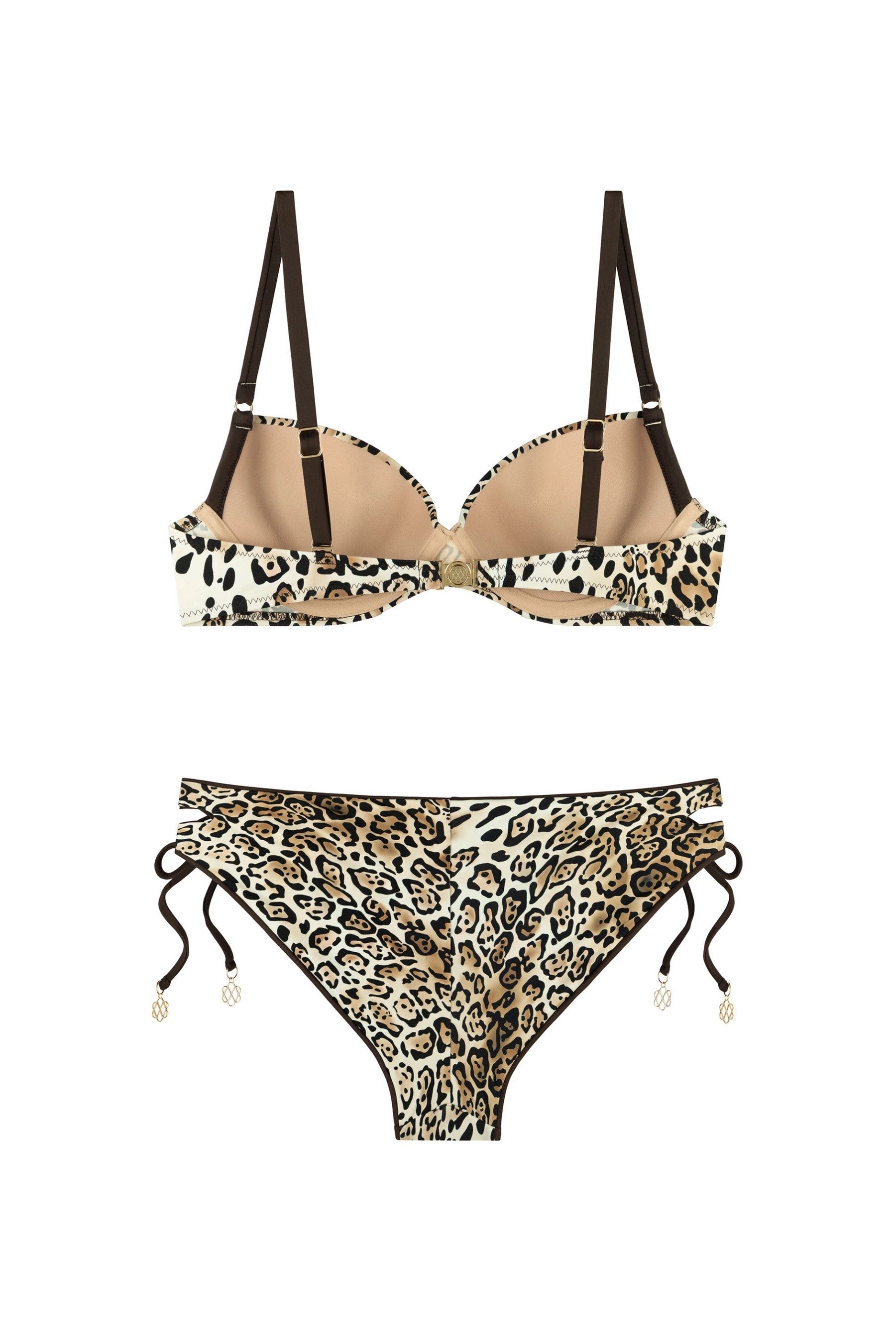 Раздельный купальник пуш-ап 951-009/951-228-1 995/15 chocolate