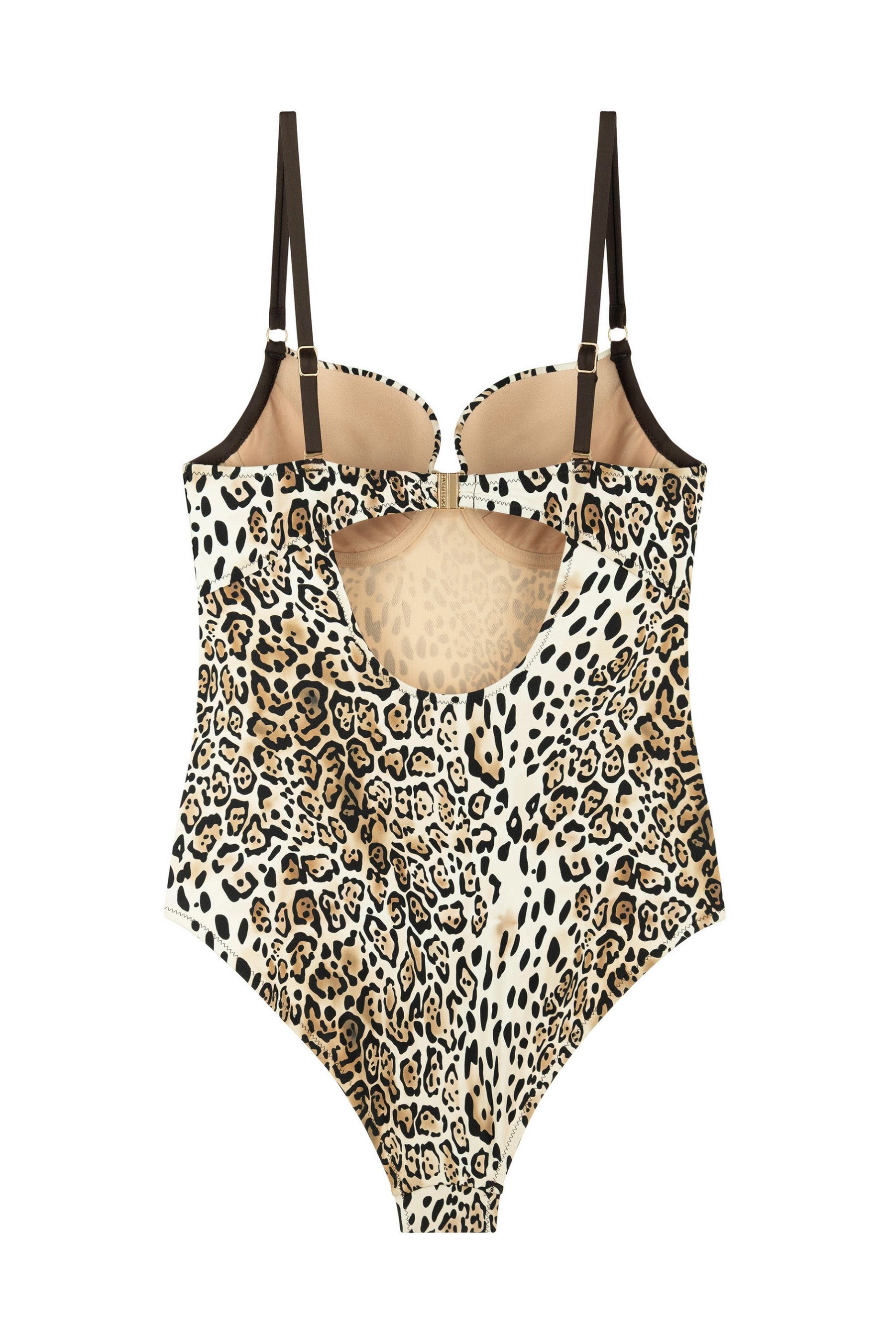 Суцільний купальник 951-111 995/15 chocolate