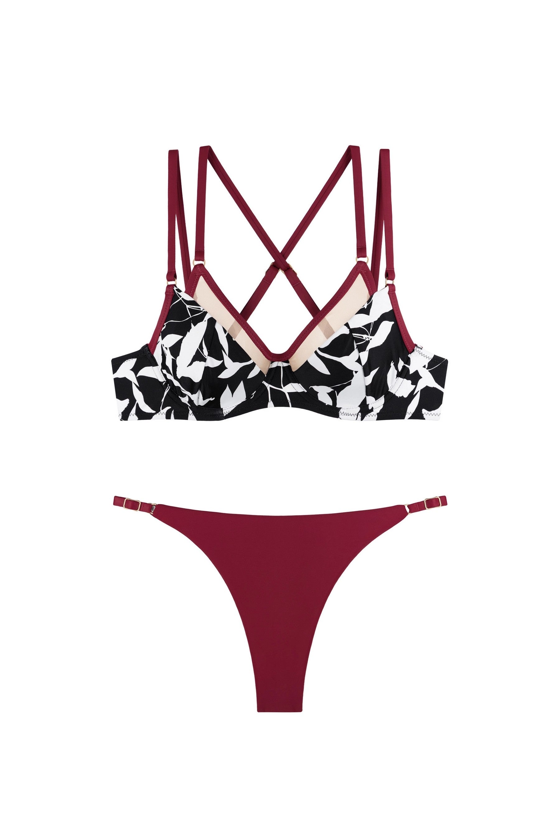 Роздільний купальник бікіні 952-057/952-227 996/18 black