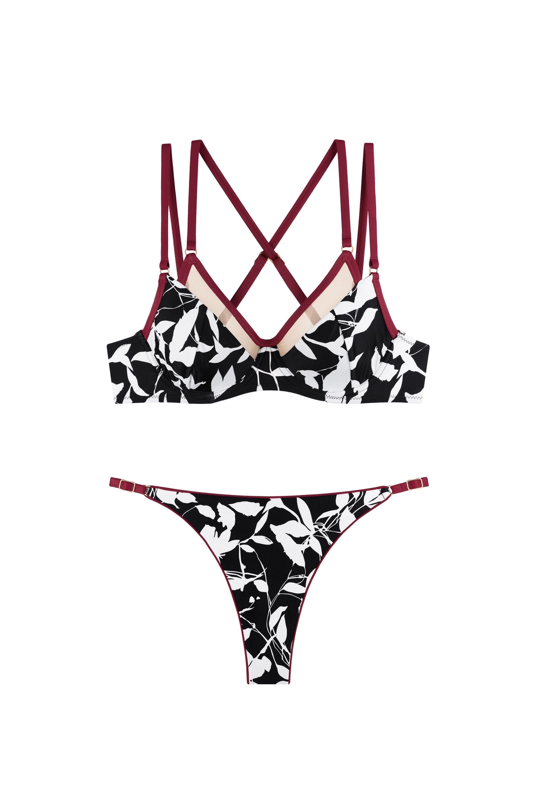 Роздільний купальник бікіні 952-057/952-227 996/18 black