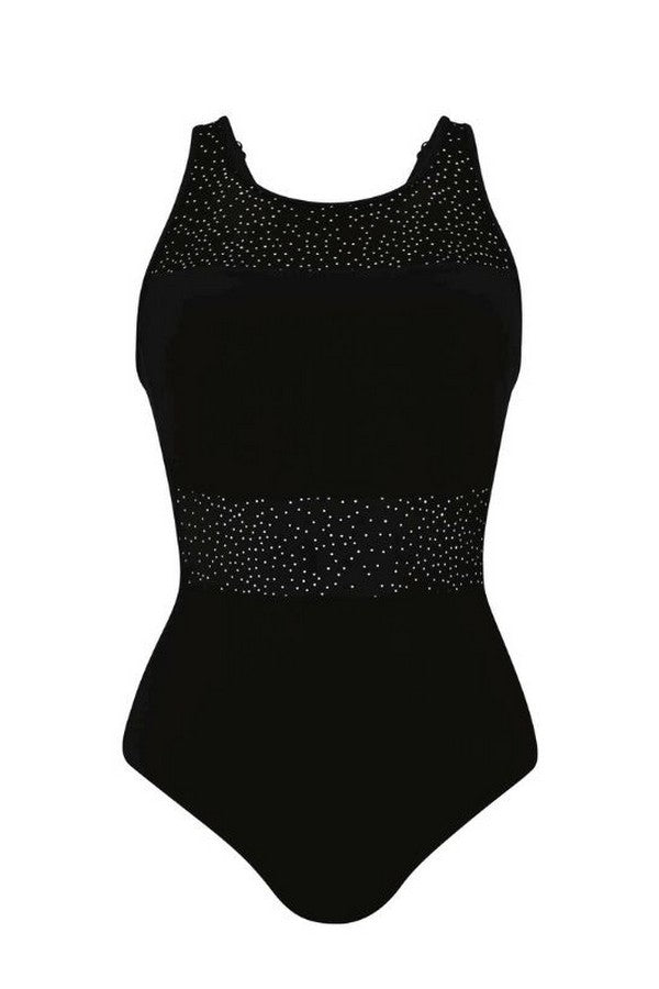 Післяопераційний купальник 6222 M5 Vera black/white
