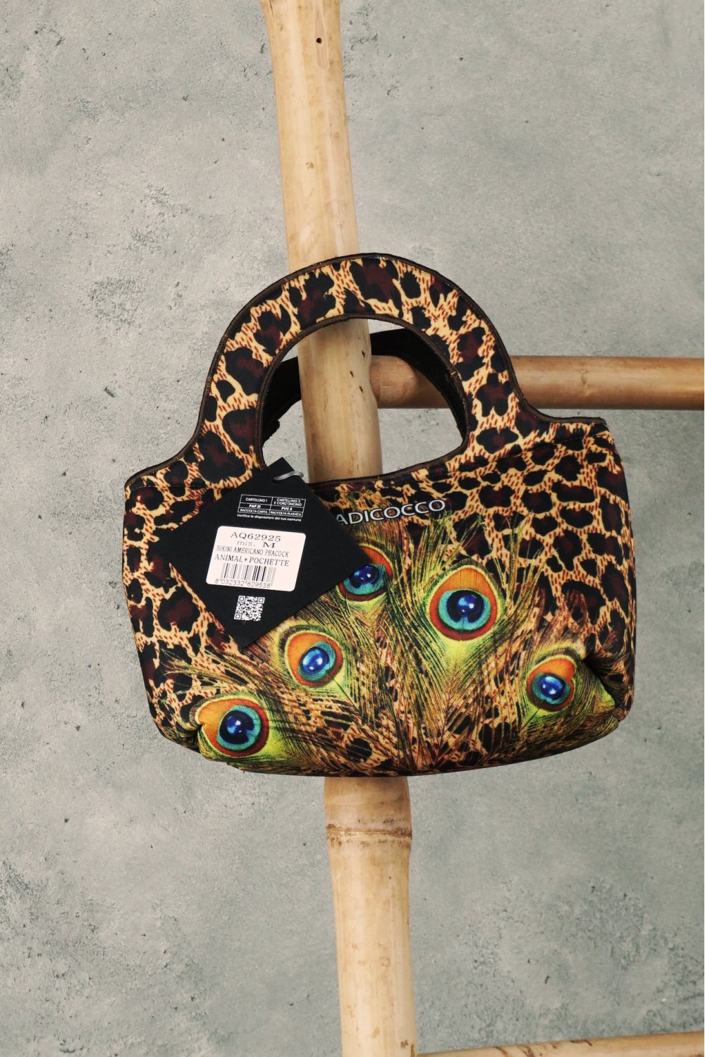 Роздільний купальник бандо AQ63025 leopard