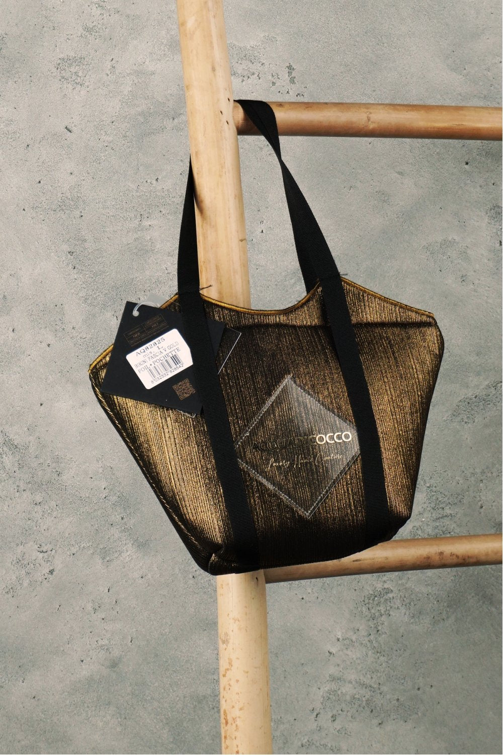 Раздельный купальник бандо AQ82825 gold