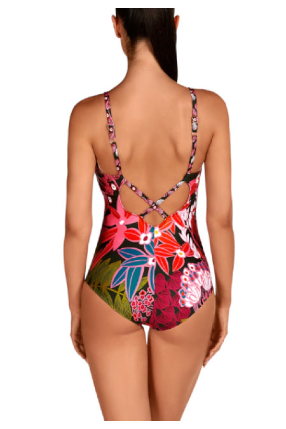 Сдельный купальник с принтом 1608 multi