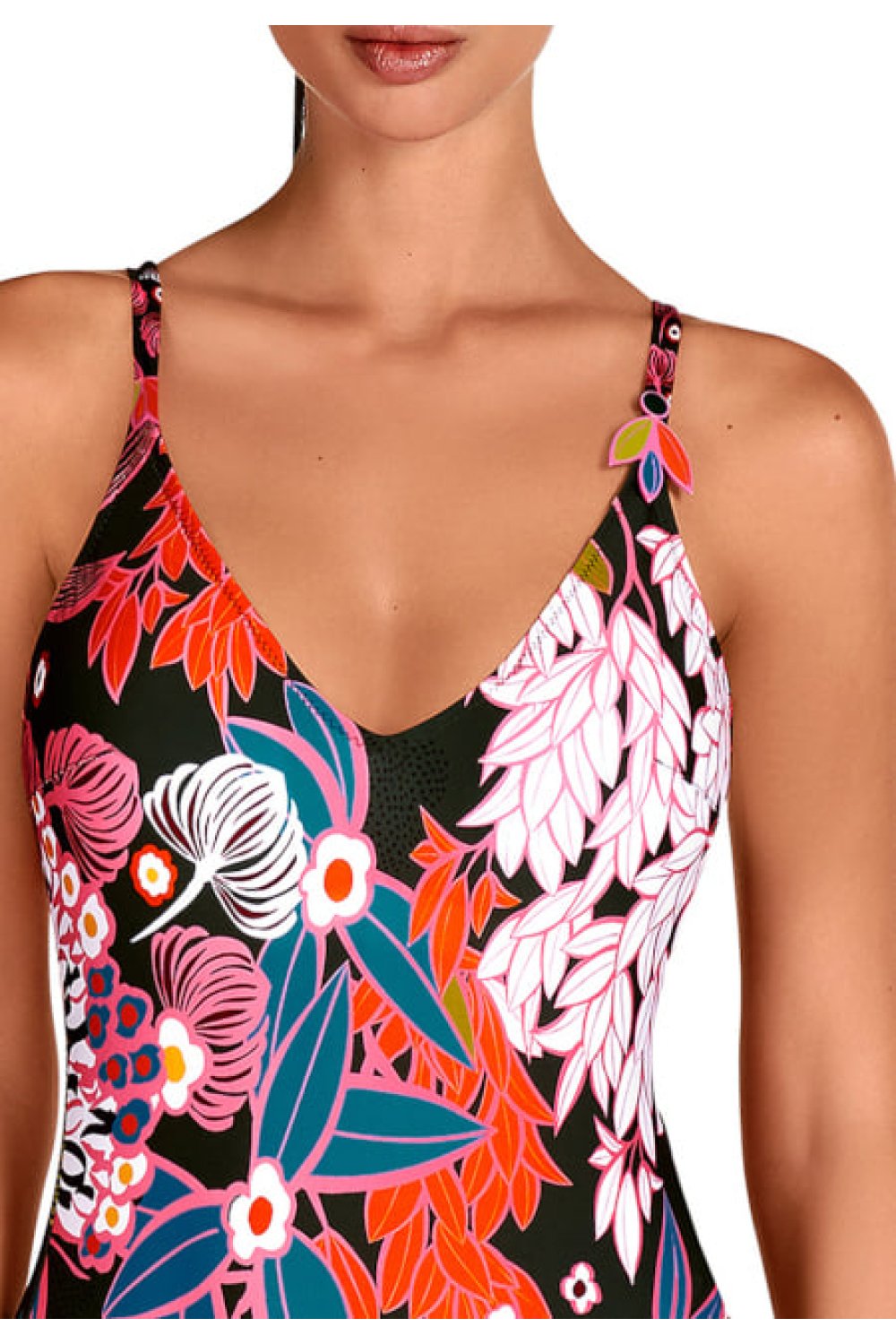 Сдельный купальник с принтом 1608 multi