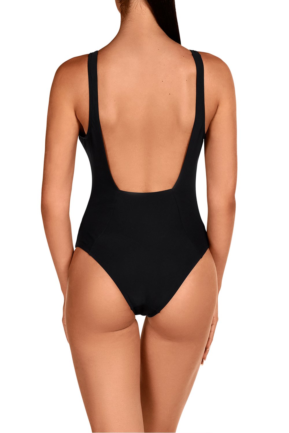 Суцільний купальник 1627 black