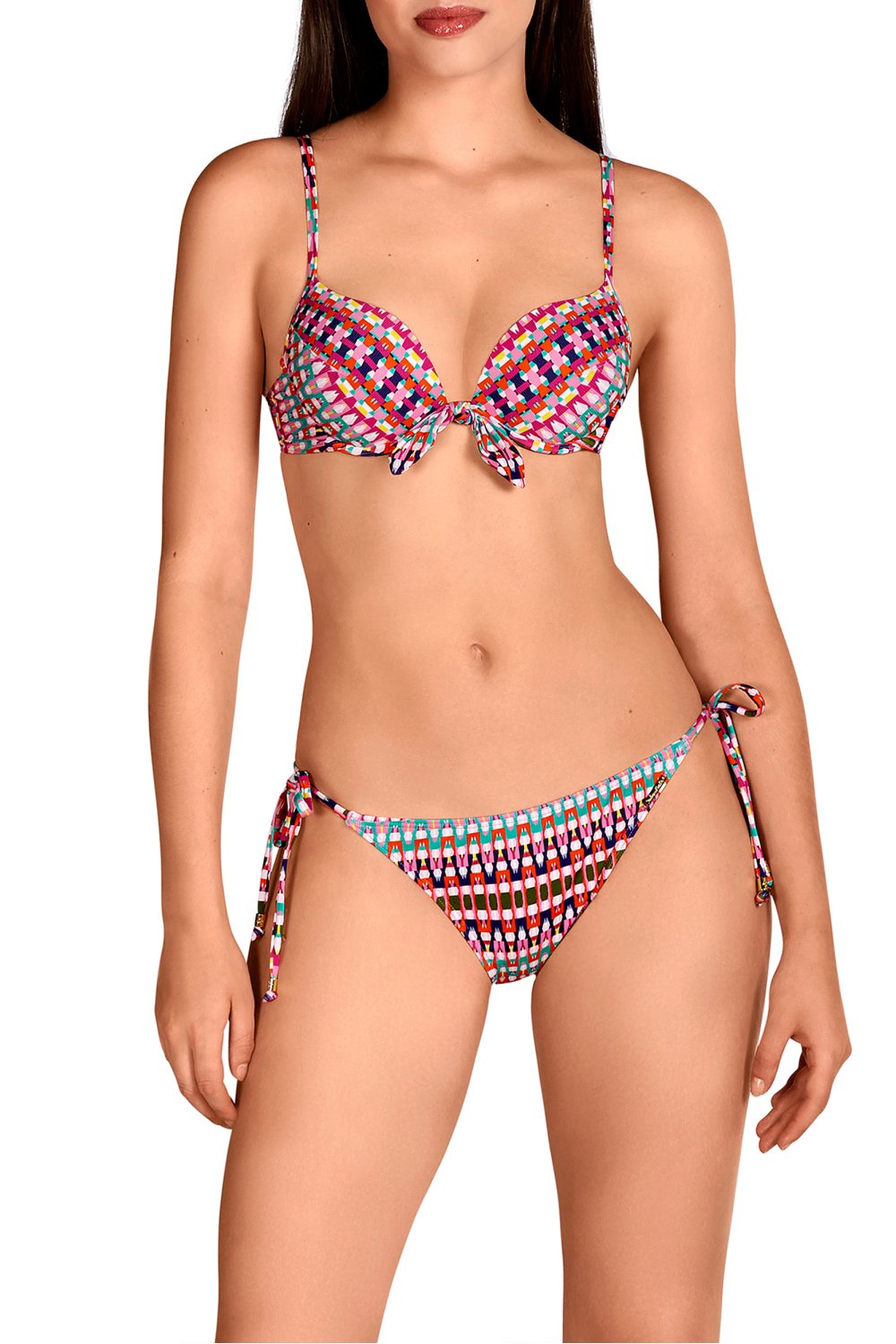 Роздільний купальник пуш-ап 1639-0 multi