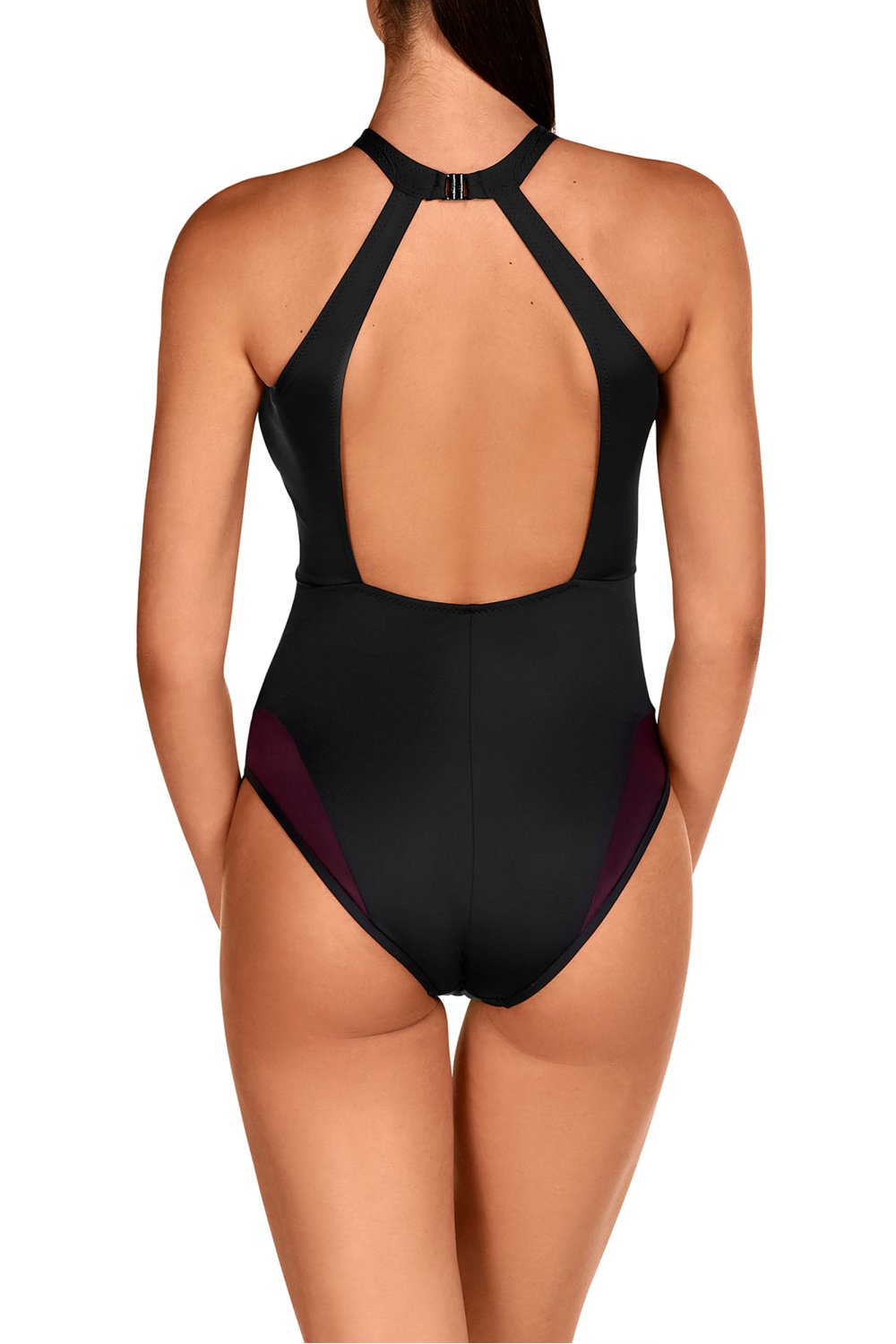 Сдельный купальник 1827 black