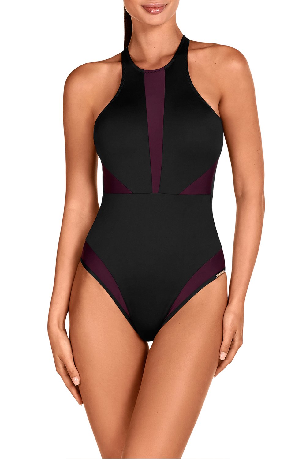 Суцільний купальник 1827 black