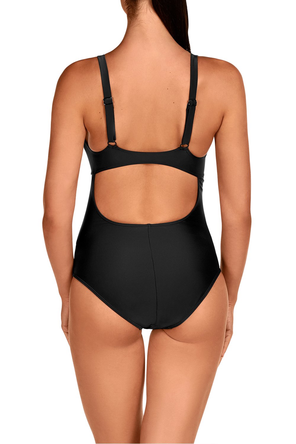 Сдельный купальник танк 1828 black