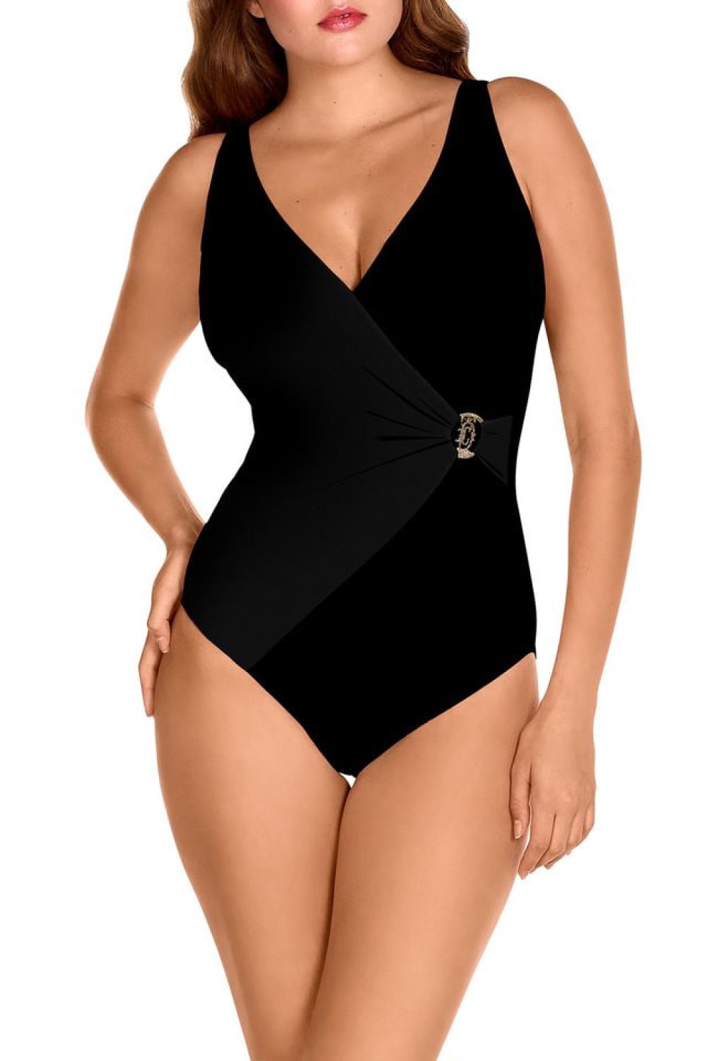 Суцільний купальник з корекцією 2685C black Dolores Cortes