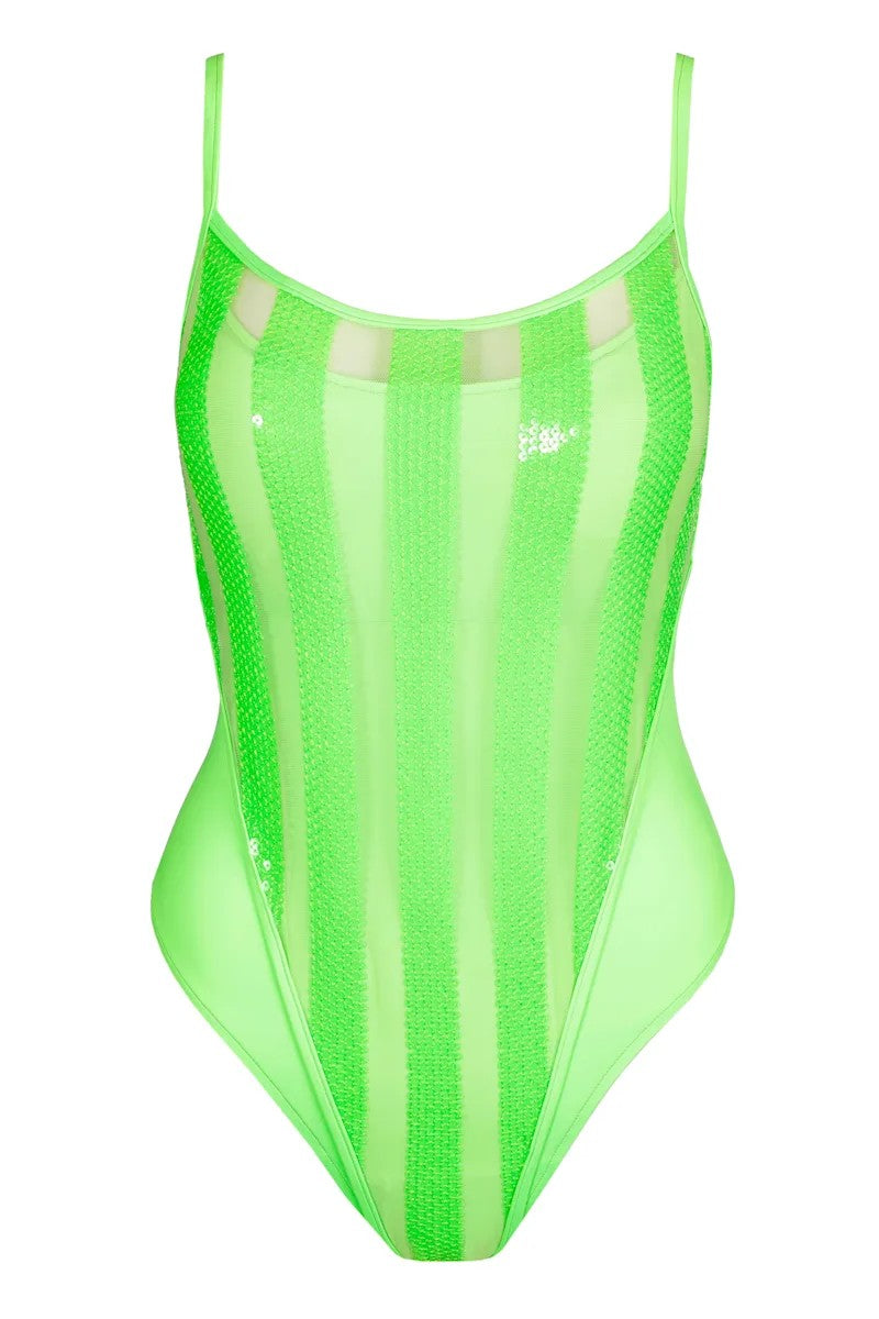 Купальник з паєтками 3601130 SHA neon Sarda