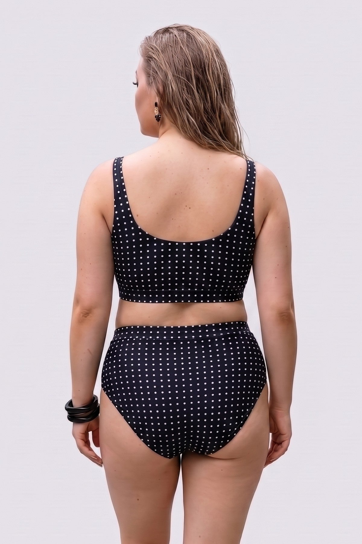Суцільний купальник Plus Size KR30-E29 Totalfit вигляд ззаду