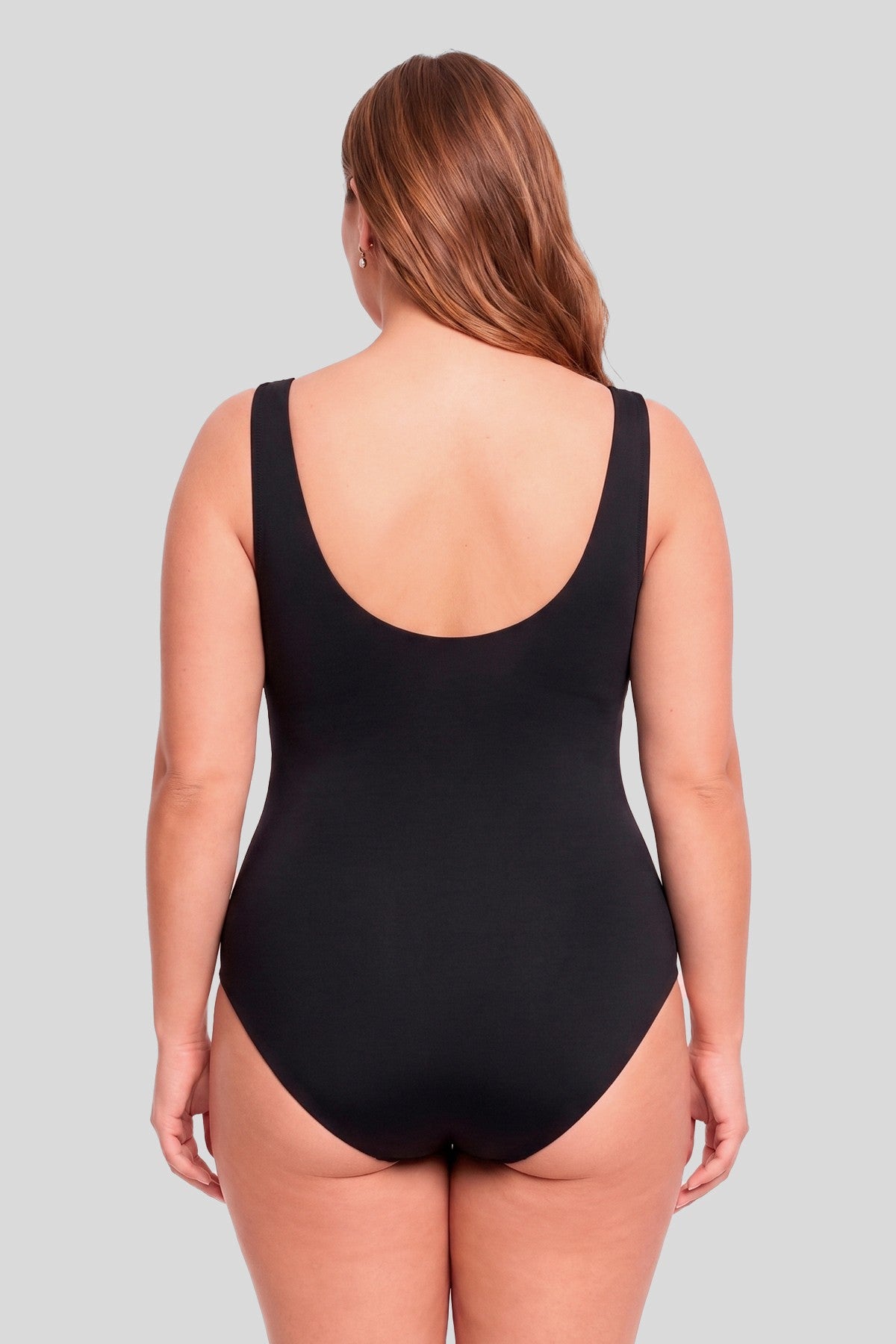 Суцільний купальник Plus Size KS17-TZ10 Totalfit спина