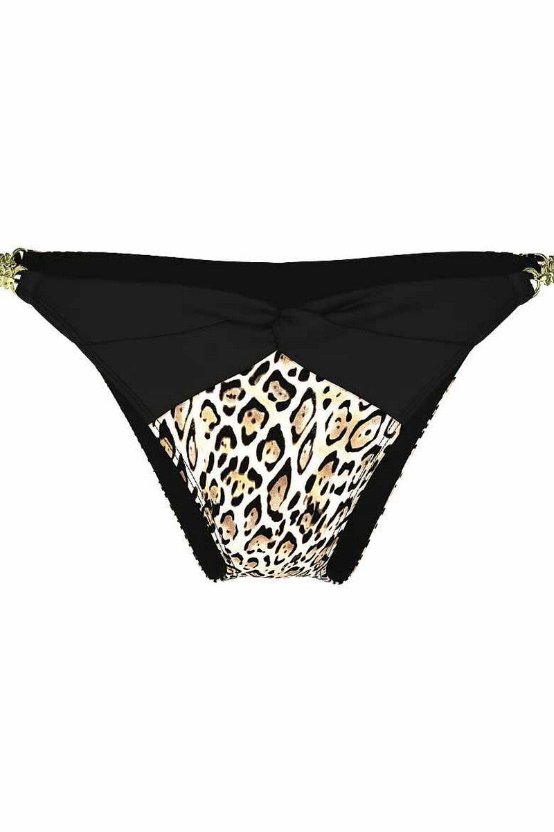 Роздільний купальник бандо 161361853 black/leopard Victoria`s Secret