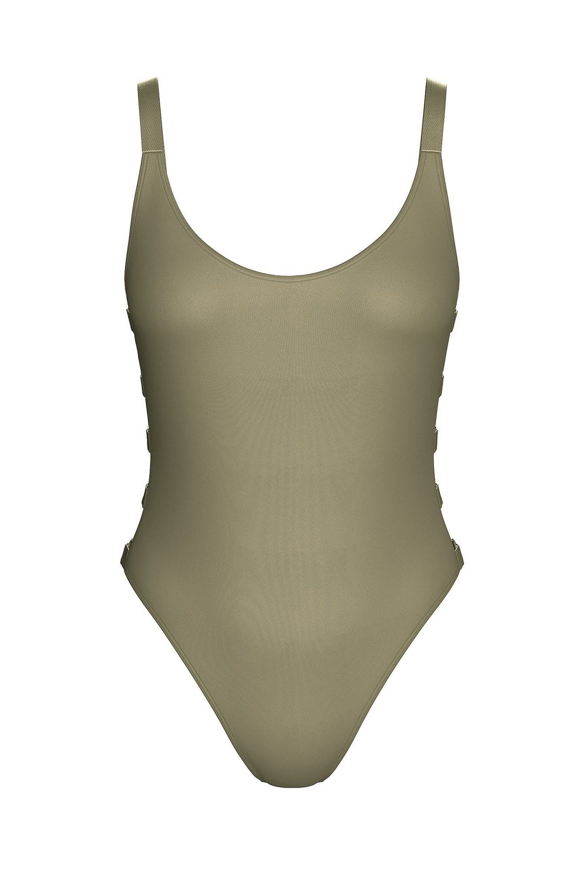 Суцільний купальник  251927044 green
