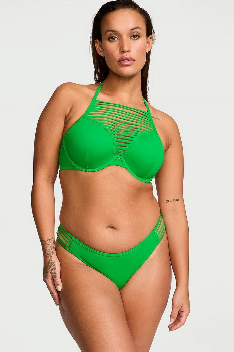 Раздельный купальник пуш-ап 279328018 green