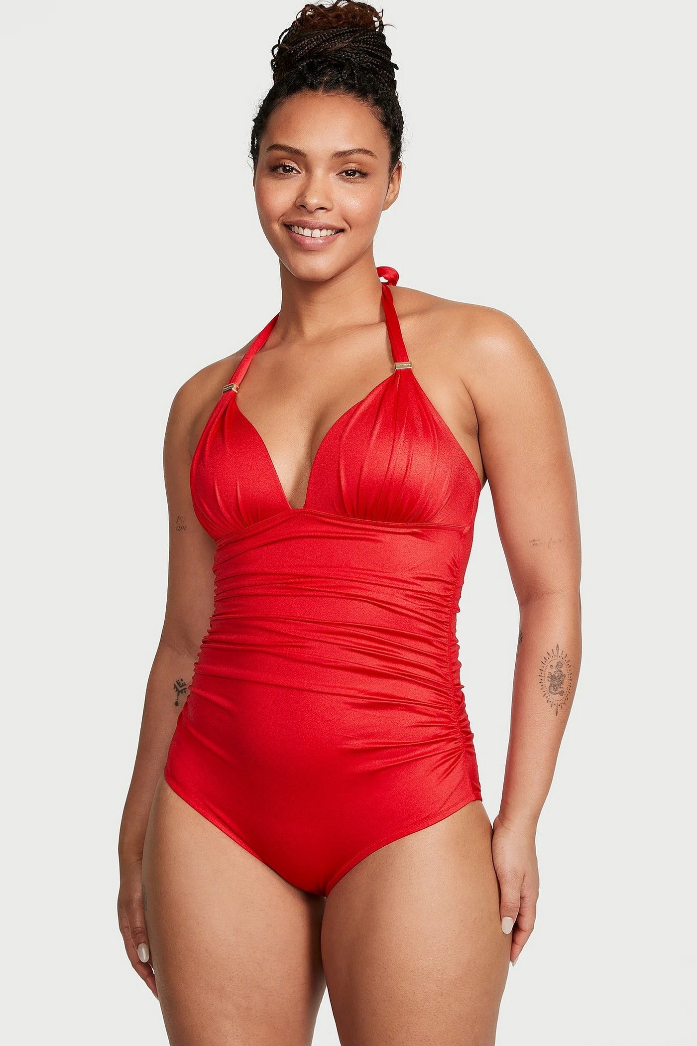 Сдельный купальник 348505056 red