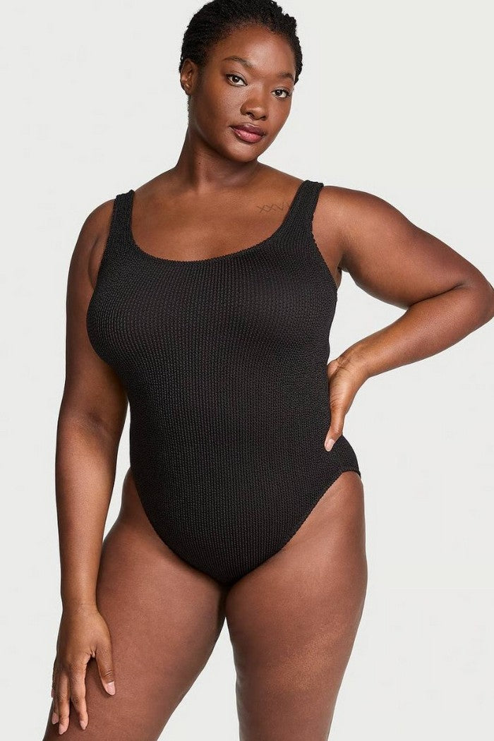 Купальник із жатої тканини 355992167 black Victoria`s Secret